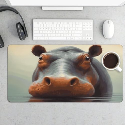 Protectora de escritorio Hippo grande antideslizante y resistente al agua miniatura 5