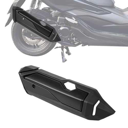 Escudo térmico de escape Forza 350 acabado negro mate de alta resistencia