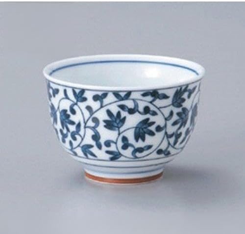 Set of 5 Sencha, Arabesque Anti-Cha, 3.3 x 2.2 inches (8.5 x 5.5 cm) (160 cc), Reinforced Japanese Tableware, Sake Cup, Restaurant, Inn, Commercial Use