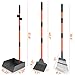 ROIUBPO Pooper Scooper, Extra Large Long Handle Dog Pooper Scooper for Dogs Heavy Duty, Pet Supplies Stainless Metal Tray, Spade and Rake Set, Use on Grass, Dirt or Gravel