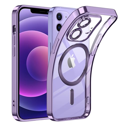 Custodia Sottile Per IPhone 12 – Silicone Opaco Con Supporto Magnetico – Protezione Fotocamera Antiurto - 4