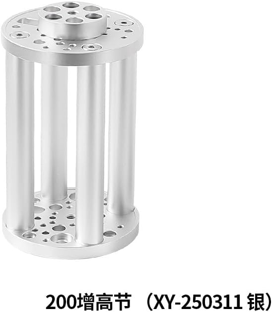 200mm 300mm 400mm Extension Pier Telescope Tripod Extend Column(200 Silver XY250311)