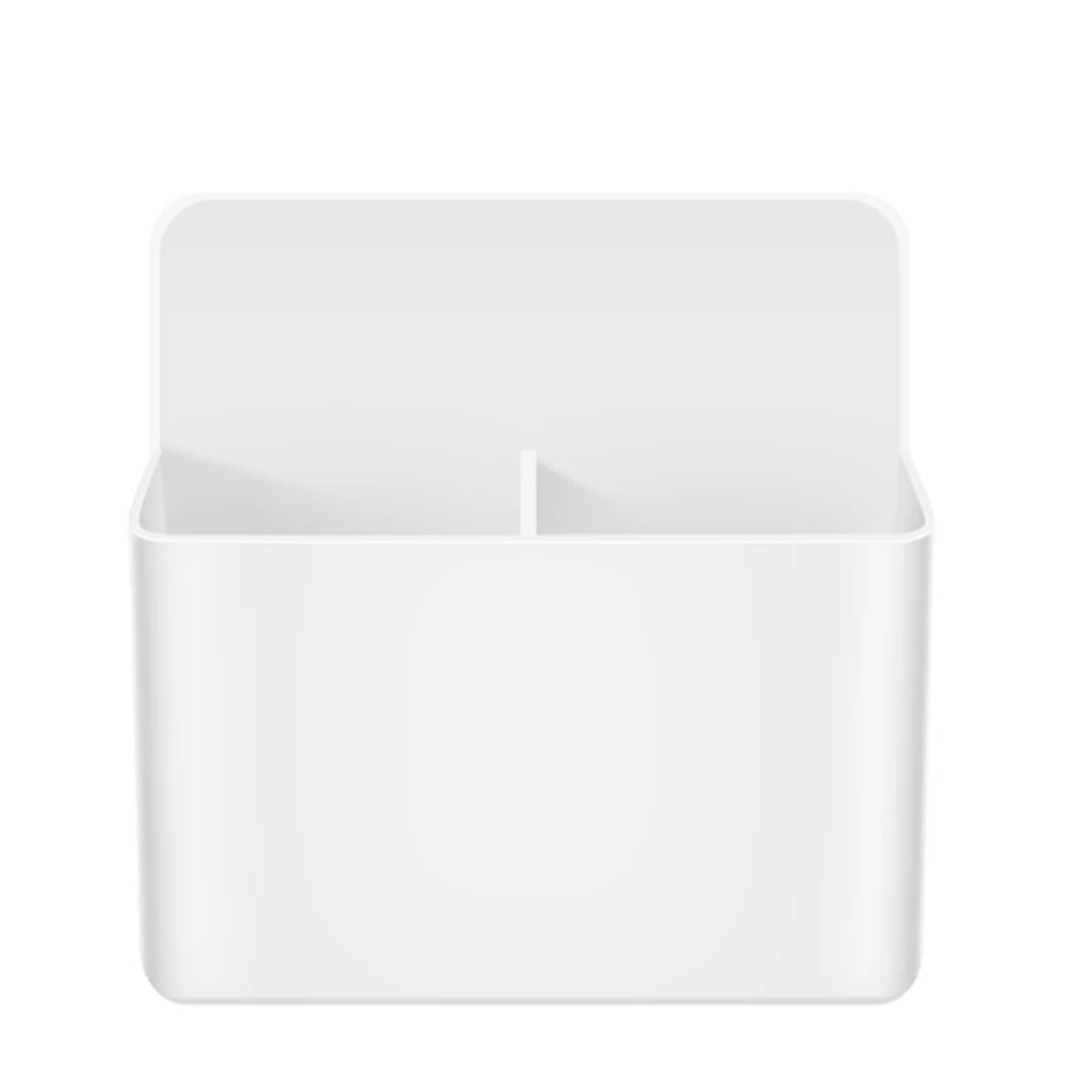 WUYXTO 2 Pcs Remote Control Organizer TV Holder Box Multi-functional Office Desk Storage Caddy Supplies For Desktop