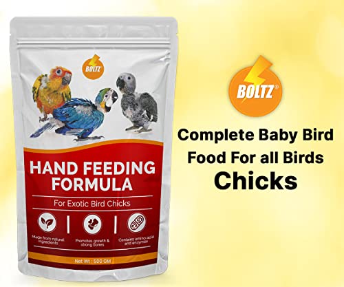 Boltz-Natural-Hand-Feeding-Formula-for-Birds-500-Gm-for-Exotic-Baby-Bird-Chicks-Budgies-Cockatiel-Lovebird-Afican-Grey-parot-sunconure-500gm