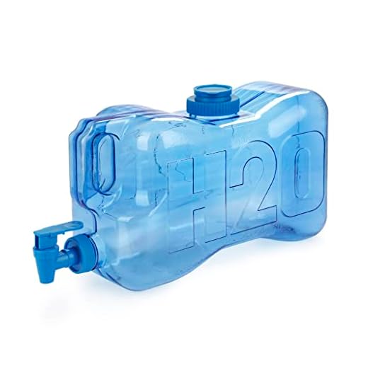 Balvi - H2O dispensador de Agua con Capacidad de 5,5 litros en plástico PETG