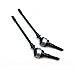 RC-Fast 1 Pair Stainless Steel CVD Drive Shaft for 1/10 RC Crawlers Car Axial SCX10 Front Axle
