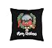 Father and Son Fishing Partner Family Matching Christmas Throw Pillow