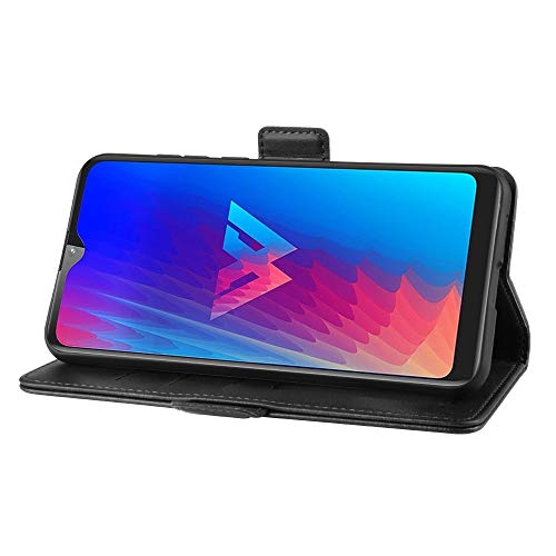 JSLY – Coldre para telefone LG W30 com fivela dupla desequilibrada cavalo negócios Roving com função