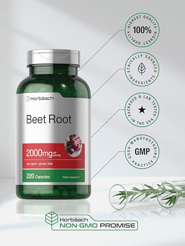 Beet root capsules supplement bottle packaging