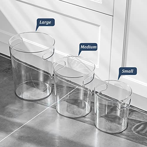 Anyoifax T30002 Small Trash Can Plastic Wastebasket 1.5 Gallon Round Garbage Container Bin thumb #5