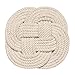 Now Designs Crocheted Nautical Rope Coaster, Set of Four