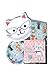 Cat Themed Plates - Large Set of Kitten Shaped Lunch & Dinner Dish with Beverage Napkins Cute Disposable Kitty Head Plate Bundle Paper Goods for Dessert Birthday Decorations Party Supplies Cats Decor
