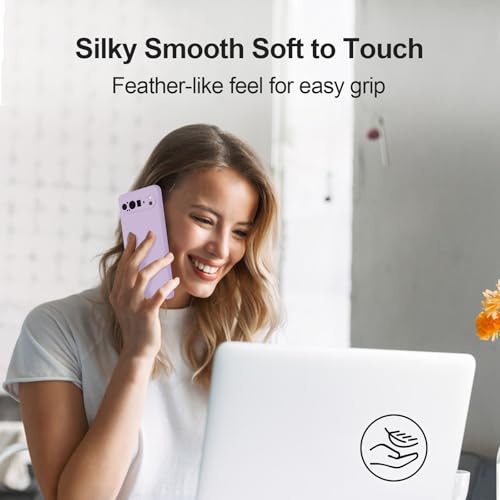 GiiYoon Silicone Case for Google Pixel 9 Pro XL, Purple - image 6