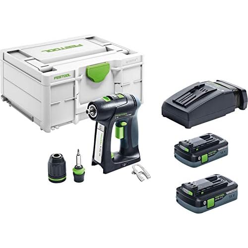 Festool 574738 Akku-Bohrschrauber, C 18 Li 5.2-plus