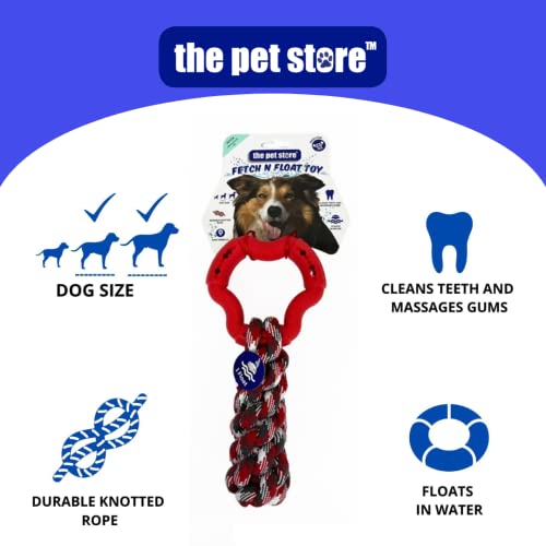 The Pet Store Fetch And Float Dog Toy Chuck And Fetch Rope Strong & Durable. Ideal for Medium and Large Dogs - Image 3