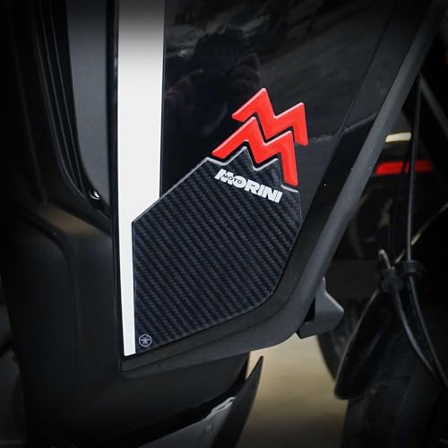 Protections déflecteurs 3D Moto Morini X-Cape 1200 2026 résine anti-rayures Labelbike rouge