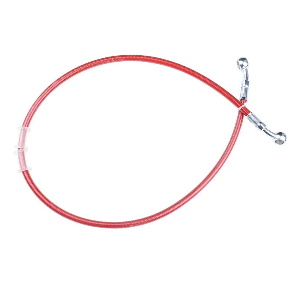 Motorrad Ölschlauch Bremse Motorrad Dirt Bike Geflochtener Schlauch AN3 400–2200 Mm Hydraulisch Verstärkte Bremsleitung Kupplungsölschlauch M10 Universal Fit Racing