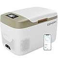 EUHOMY 12 Volt Refrigerators, 23QT Car Refrigerator APP Control, Car Fridge with 12/24V DC & 110-240V AC, Portable Refrigerator Freezer Fridge Cooler for Car, RV, Camping, Travel, Fishing, Outdoor Use