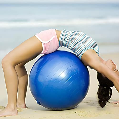Retoo Gymnastikball 65 cm Sitzball mit Ballpumpe, Trainingsball, Ball für Fitness, Yoga, Gymnastik, Core Training, Fitnessball, Sitzball Büro für Balance Luftpumpe, Gymnastikbälle, Yogaball, Pilates