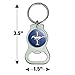 Ford Mustang Logo Keychain with Bottle Cap Opener