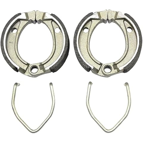 Master Chen Front Brake Shoes For Kawasaki KFX 50 KFX 90 KSF 50 KSF 90 2007 2008 2009 2010 2011 2012 2013 2014 2015 2016 2017 2018 2019 2020 2021 2022 2023 2024 Brakes Drum 338 MC0271-3 Cover