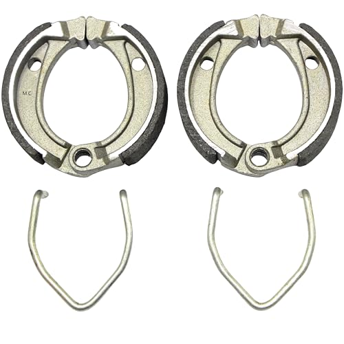 Image of Front Rear Brake Shoes for Polaris Outlaw 50 2008-2018 90 2007-2016 307 338 | Sportsman 90 2001-2016 - Outlaw Sportsman 110 2016-2024 - Predator 50 90 2004-2007 - Scrambler 50 90 2001-2003 Drum Brakes