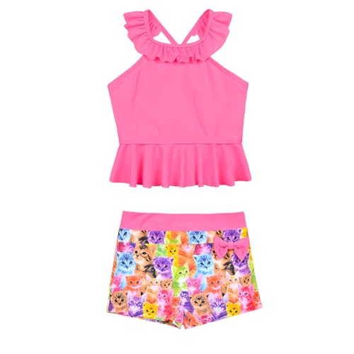 Image of CHILDRENSTAR Little Girls Tankini Swimsuit 2 Pieces Bathing Suit for Kids
