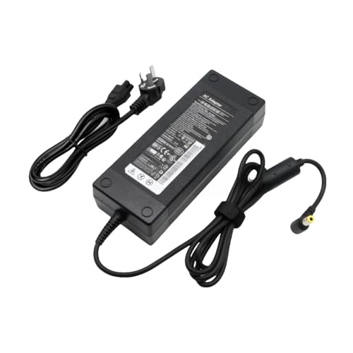 Adaptateur secteur 19V 6.32A 120W avec embout rond jaune pour ordinateur portable