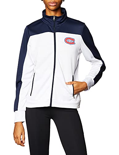 G-III Women's Play Maker Track Jacket, White, Medium