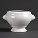 Olympia Whiteware Lot de 6 bolsà  soupe en porcelaine Motif tête de lion 475 ml