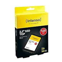 Intenso Interne 2,5" SSD SATA III Top, 128 GB, 550 MB/Sekunden, Schwarz (Packung mit 2) – Ansicht 2
