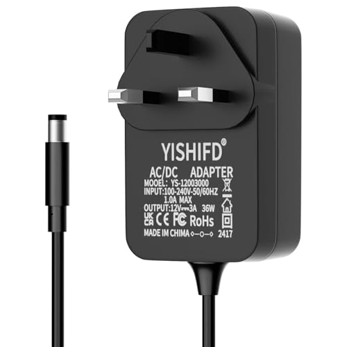 SUPERNIGHT 12V 10A 120W Power Supply Adapter - AC To DC Converter For LED Strips, CCTV, Routers (5.5x2.1mm Jack)