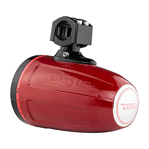 Image of DS18 NXL-X6TP /RD Hydro 6.5 inch Marine Towers with Integrated RGB LED Lights High Performance, Marine Grade IP65 Rated, 300 W Max 150 W RMS 4 Ohms (Pair)