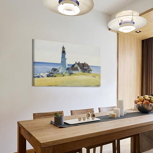 Edward Hopper Portland Head tableau decoration murale toile
