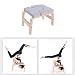 Silla De Inversión De Yoga - Almohadillas De Madera Y PU -...