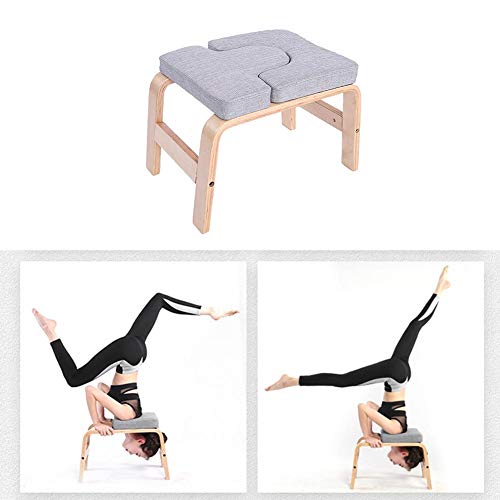 Banco de Soporte para Yoga Banco de Silla de inversión de Yoga Taburete para el Gimnasio Familiar Alivie la Fatiga y desarrolle el Cuerpo