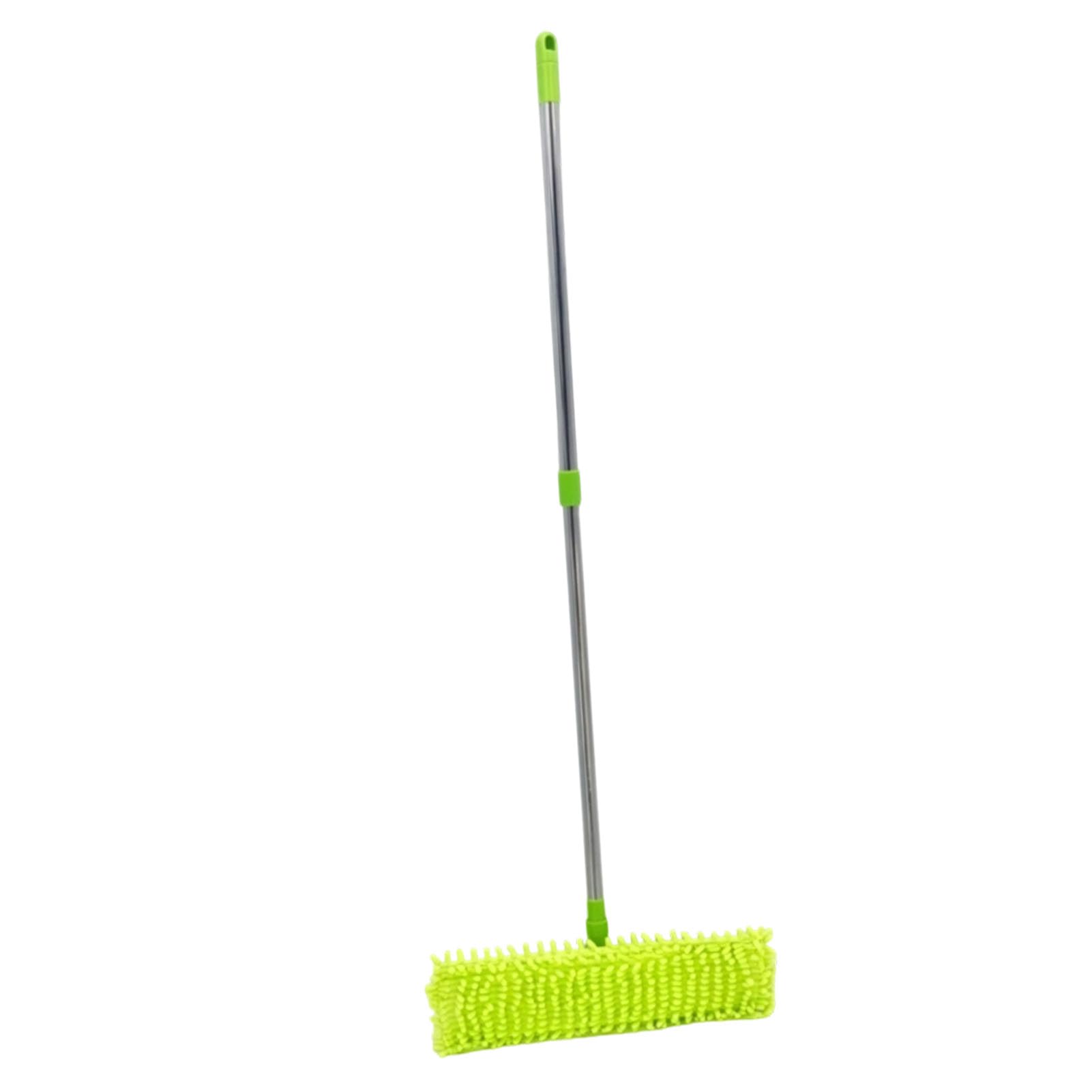 Vadrouille Plate Humide et Sèche avec Tampon Chenille Amovible,