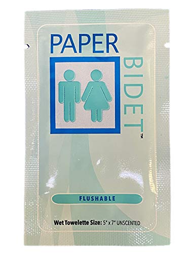 Papel bidé flushable que se deshace en el agua para un baño limpio y sin atascos