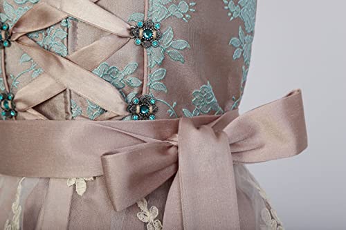 Girls Dirndl German Dress for Girls Oktoberfest Children Dress Carnival Halloween Size 4T,6,8,10,12,143