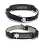 Leather-Black Black-Width 14MM