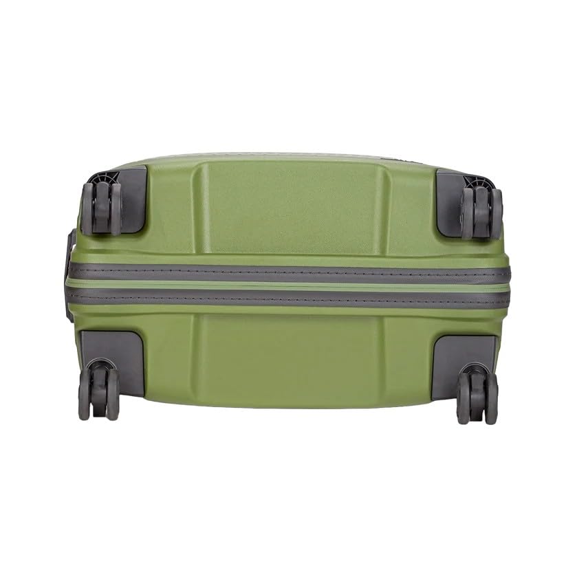 Image of VIP Lightweight Polypropelyne 8 Wheels Multistage Trolley,TSA Lock,Waterproof Reverse Zipper,Elegent Pinstripe Design Luggage Bag with 5 Years International Warranty (Green, Medium)