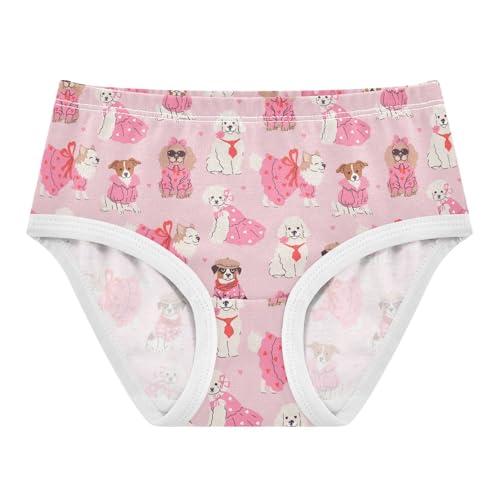 Girls' Underwear Fashionable Dogs Cotton Stretch Comfort Toddler Panties