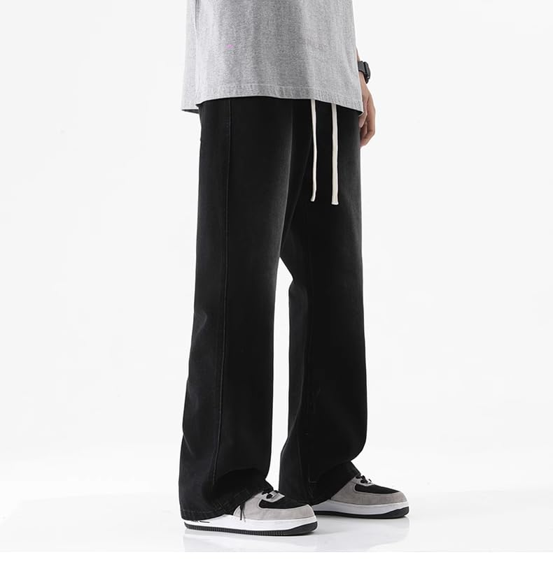 Men's Summer Jeans Loose American Style Pants2