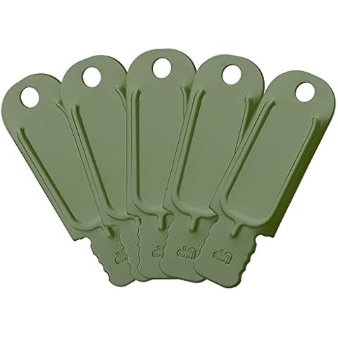 5PCS Premium Carbon Steel Strikers Scraper for Ferro Rod Use, for DIY Your Own Emergency Kits Cover