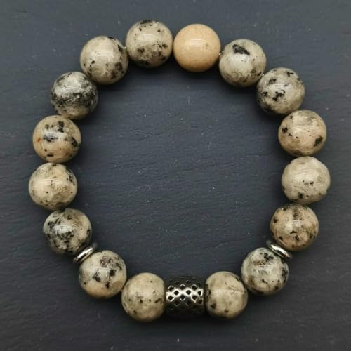 Image of THE MEN THING Natural Stone Bracelets - Adjustable Beaded Wristwear for Men & Boys (Multi-Design Collection)