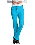 HeartSoul Scrubs Women's Head Over Heels Drawn to You Low Rise Drawstring Pant, Turquoise, XX-Large...