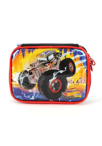 Estojo Box Hot Wheels Preto Luxcel EI42614HW