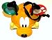 Disney World WDW Park 2015 Pluto Dog Bone Mickey Ear Head Hat Christmas Ornament