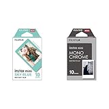 Fujifilm Instax mini Blue - Película instantánea + Fujifilm Instax mini Monochrome - Película Instantánea