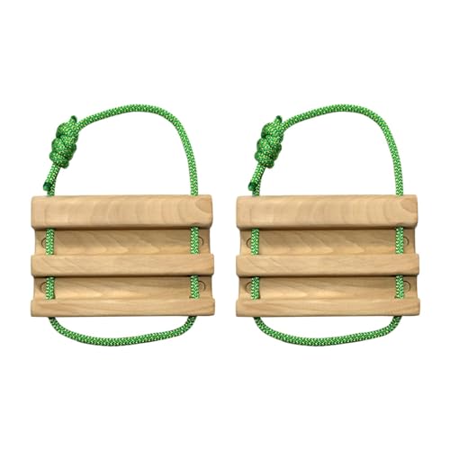 YWJLQH 2PCS Portable Hangboard Rock Climbing, Hangboard Training Board, Fingerboard Climbing Training, Wrist and Forearm Strengthener Training Board for Home, Bouldering